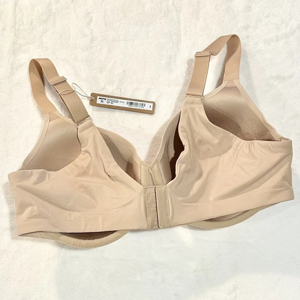 NWT SKIMS Smoothing Intimates Full Coverage Lightly Lined Bra in Clay - 38DD - Picture 5 of 9